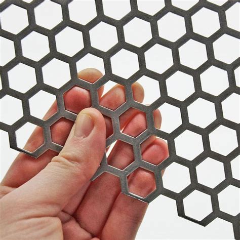 hexagonal perforated metal sheet|perforated sheet material.